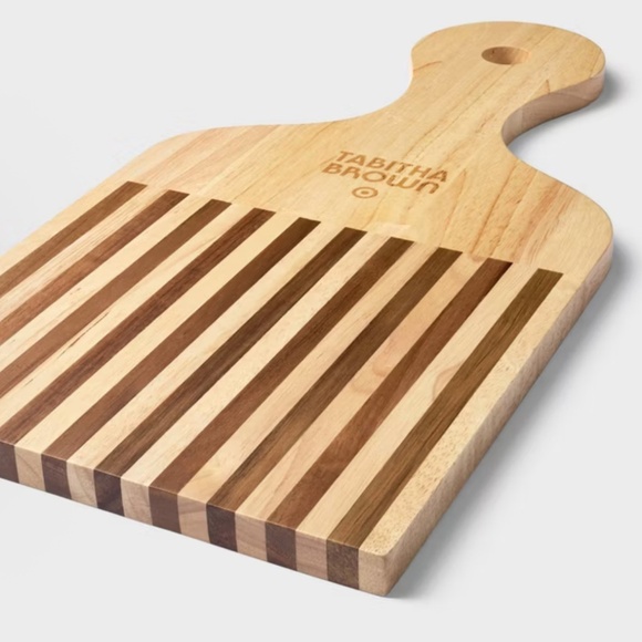 Shaped Wood Cutting Board with Handle - Tabitha Brown for Target: Tabitha Brown - Picture 3 of 8